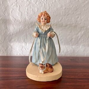 Vintage Hamilton Maud Humphrey 1987 The Magic Kitten Figurine Limited Victorian